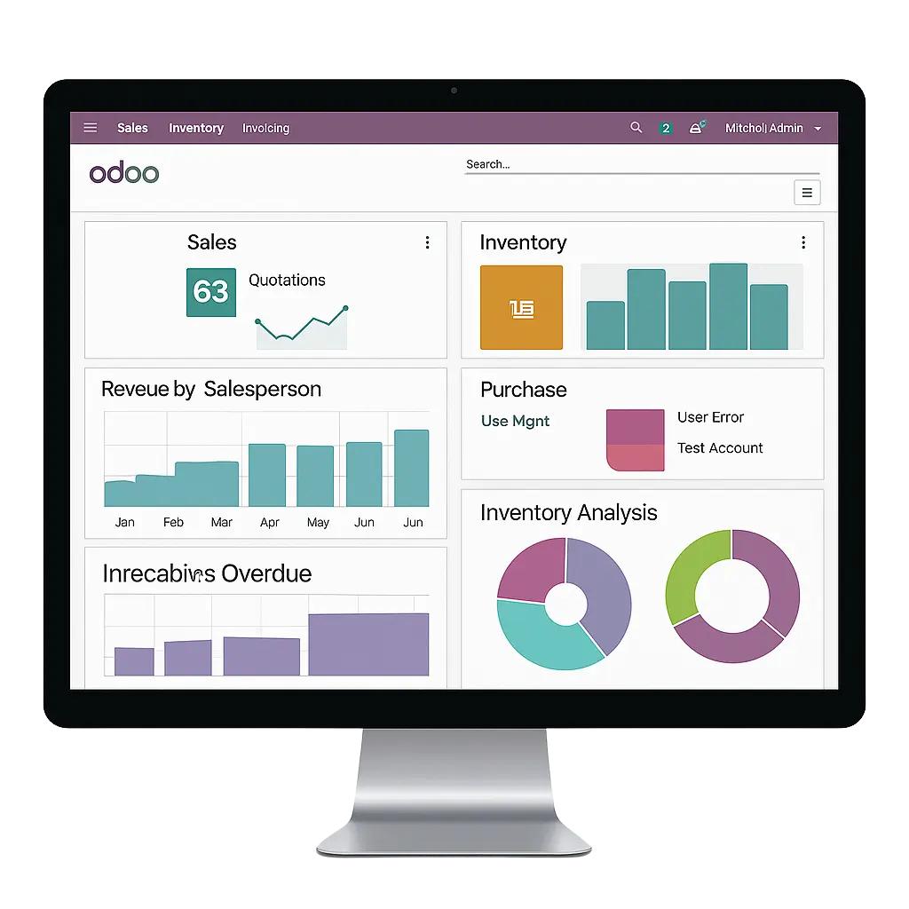 Process Design visual for Make Odoo fit the operation — not the other way around.